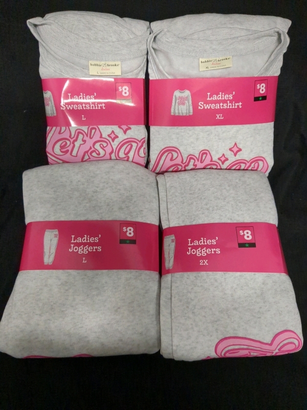 4 New Size L/XL/XXL Womens Bobbie Brooks Sweatshirts & Jogging Pants