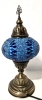 New Turkish Mosaic Globe Desk Lamp (Blue) - 4