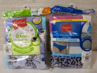 2 New 8/7/L Womens Hanes Briefs/Sporty Hipsters Underwear