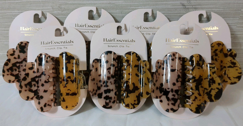 7 New Hair Essentials 2 Pack Hair Clips