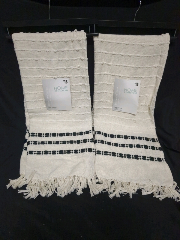 2 New Decorative Throw Blankets