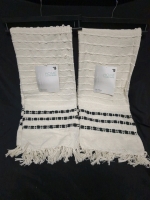 2 New Decorative Throw Blankets