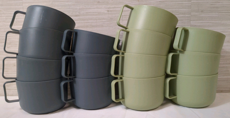 14 New Plastic Mug Bundle