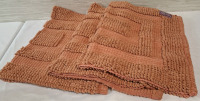 3 New Signature Bath Rug | Material: 100% Polyester | Measurements- 20" X 30" each