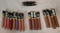 18 New Assorted Believe Beauty Lip Glosses, Liquid Lipsticks, Concealers & Dual Ended Contour Sticks