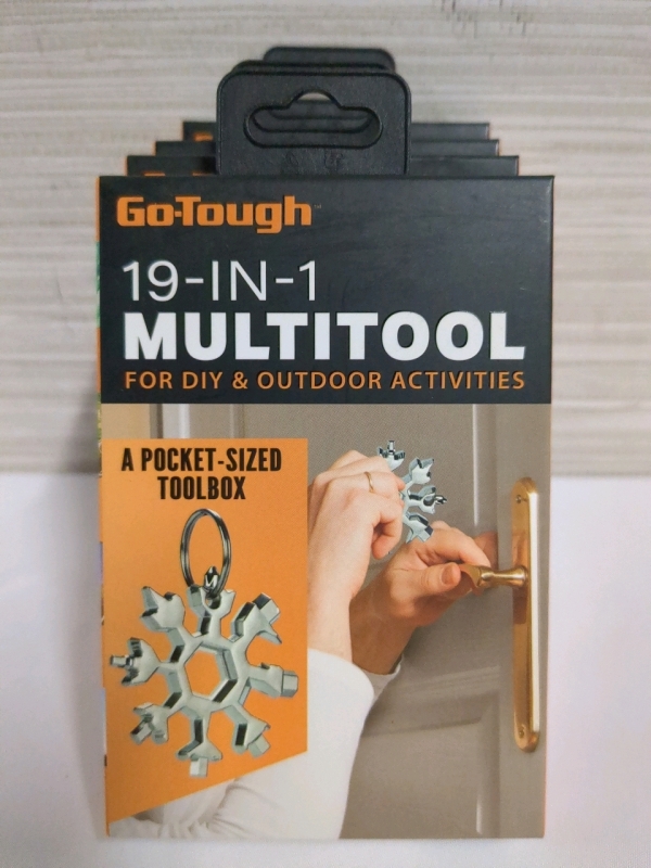 4 New In Box GoTough 19-In-1 Multitool Keychains