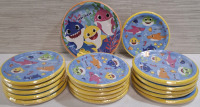 17 New Baby Shark Party Paper Plates Sets