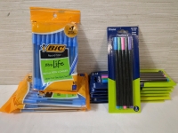 New Stationary Bundle with Bic Pens and Fineliner Markers