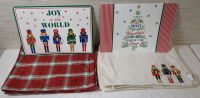 10+ New Christmas Themed Placemat Bundle 13x18 Inches