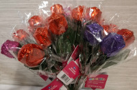 24 New Galerie Milk Chocolate Rose | Net WT 0.64oz each