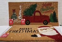 4 New Coir Doormats | Non Skid | Measurements- 18" X 27"