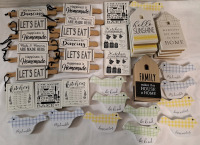 40+ New Wooden Home Decor Items with Motivational Quotes | Biggest Item Height: 7"