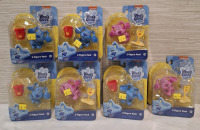 7 New In Box Nickelodeon Blue's Clues & You Figure Toys | 2 Figure Pack Each