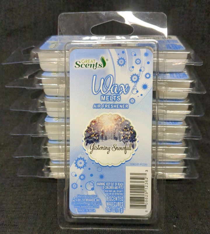 7 New Packs of Great Scents Wax Melts Air Fresheners 8 per pack