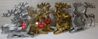 10+ New Christmas Sitting/Standing Deer Ornamental Bundle