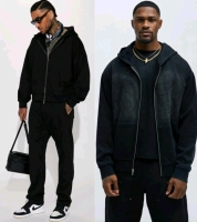 2 New Sz XL Nova Men's Hoodies - Black Retail Value $126
