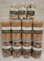 11 New Assorted Wine Corks, Decorative Fillers & Sea Shells Jars