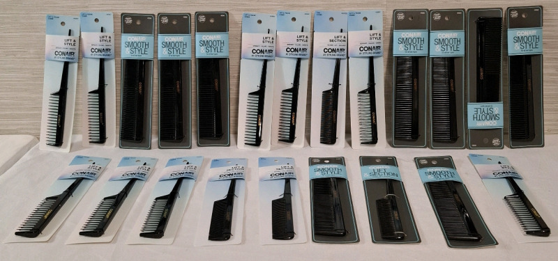 22 New Conair Combs | Biggest Comb Height: 7.5"