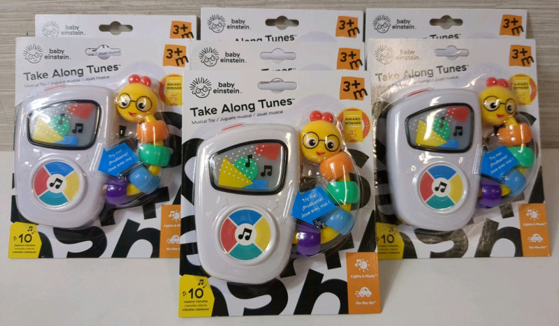 7 New Baby Einstein Take Along Tunes
