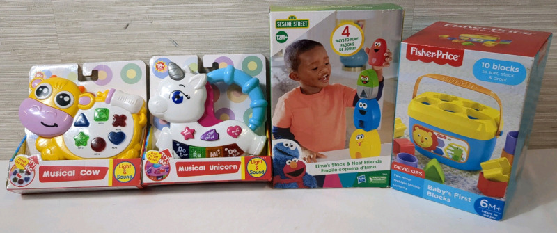 4 New Toys For Toddlers Fisher Price & Sesame Street & More