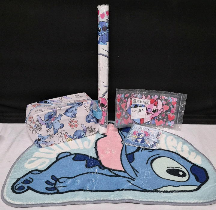5 New Stitch Items - Rug, Poster, Mini Notebook, Toiletry Bag +