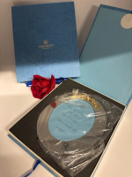 Two Authentic Japanese Pearl Mikimoto Oval Photo Frames With Authentic Cultured Pearl Orininal Box in Like New Condition The inscription reads "May life shower you with lots of love from above. Have a lovely life."