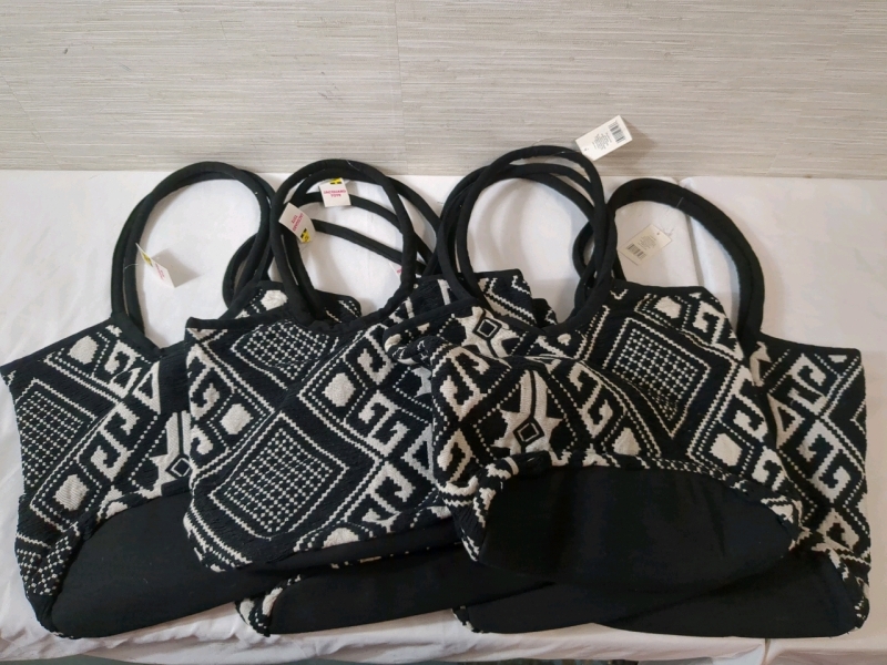 6 New Jacquard Tote Bags