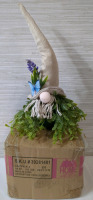 4 New Faux Greenery Gnome Decorations