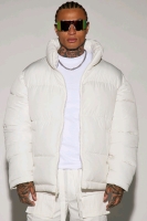 New Size LG Men's NOVA MEN Nothing Compares Puffer Jacket (White) | Retails Over $70!
