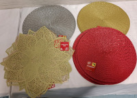 10+ New Festive Placemat Bundle Approx 14 Inches