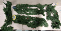 4 New Multi Color Lighted Garland for Decoration | Measurements- 16ft each | Lights Up with Batteries