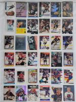 NHL Hockey Wayne Gretzky , Mario Lemieux , Patrick Roy & Brett Hull Trading Cards . 36 Trading Cards