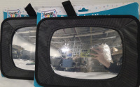 2 New | 8" x 12" GENTLE STEPS Baby Auto Mirrors