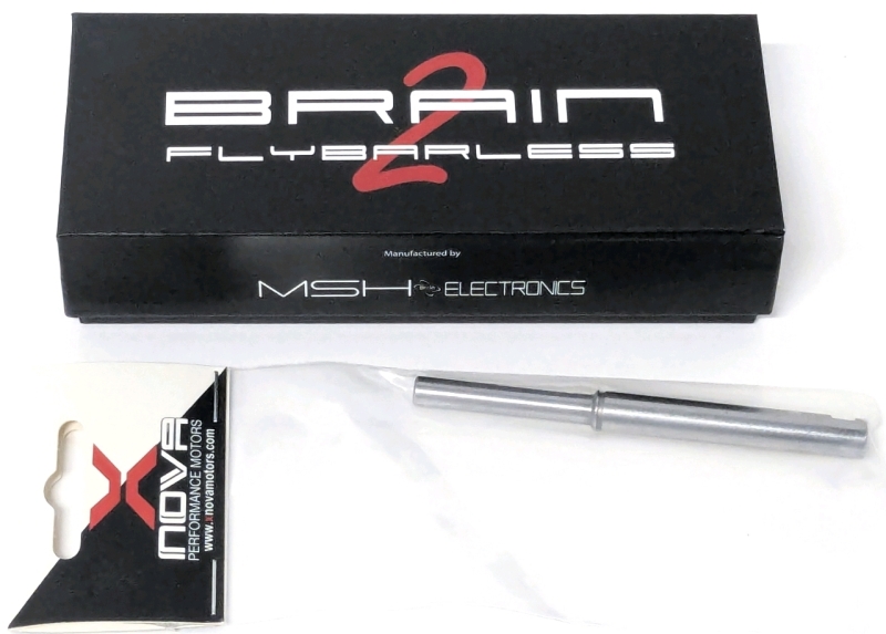 New Brain2 Flybarless Controller : Classic RC Flight Controller (Flybarless) Solution & X-Nova 4020 Shaft A &oslash;8*&oslash;6mm-36mm (Normal) | Brain2 Retails Over $250!