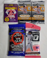 MLB Baseball Trading Card Sealed Wax Packs . Score & Panini