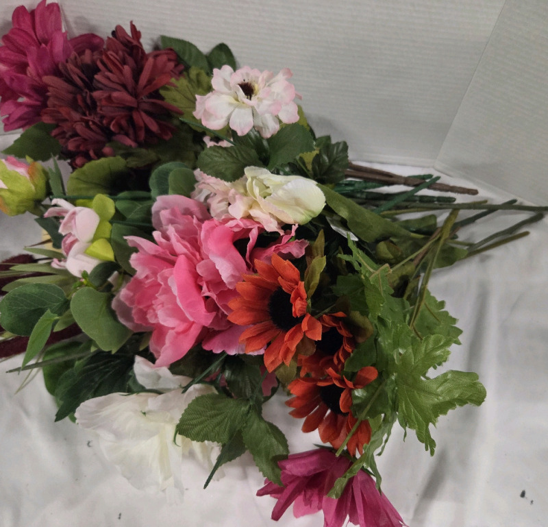 15+ Variety Faux Flowers | Retails $50