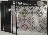 60+ New | MainStreet Wall Creations Peel & Stick Tile Decals | Variety Designs | Measures 8" x 8" ea. | Retails $60