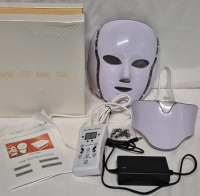 As New Home Led Colour Light Beauty Mask Photonic Skin Rejuvenation 7 Colours Retails for $178