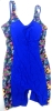 2 New Size Large Women's One-Piece Bathing Suits / Short Sleeve Rash Guards - 2