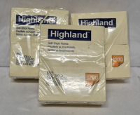 36 New Pads Highland Self Stick Notes 3 by 5" Pads