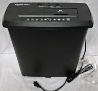 As New Amazon Basics Paper Shredder 13.75" Tall $ 13.5" Wide