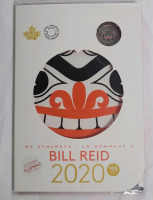 2020 Canadian " Bill Reid " Coin Set w/Colored Toonie , Uncirculated