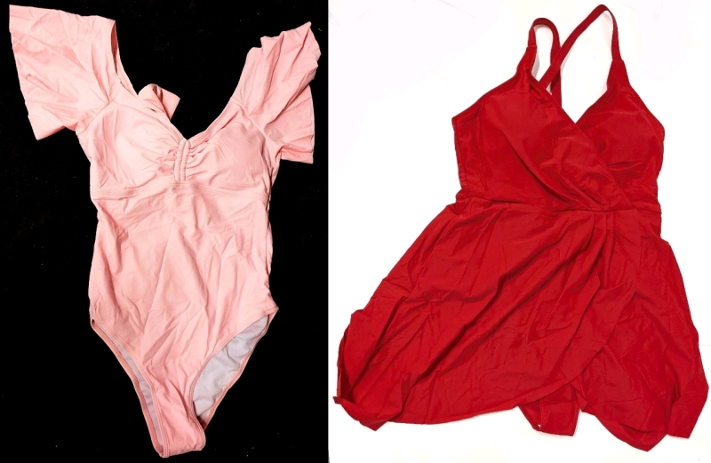 2 New Size Large Women's One-Piece Bathing Suits