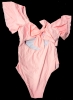 2 New Size Large Women's One-Piece Bathing Suits - 5