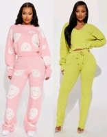 2 New Size MED Women's FASHION NOVA Smile For Me Sweater Pant Set (Pink) & Being Myself Sweater Pant Set (Chartreuse) | Over $125 Retail Value!