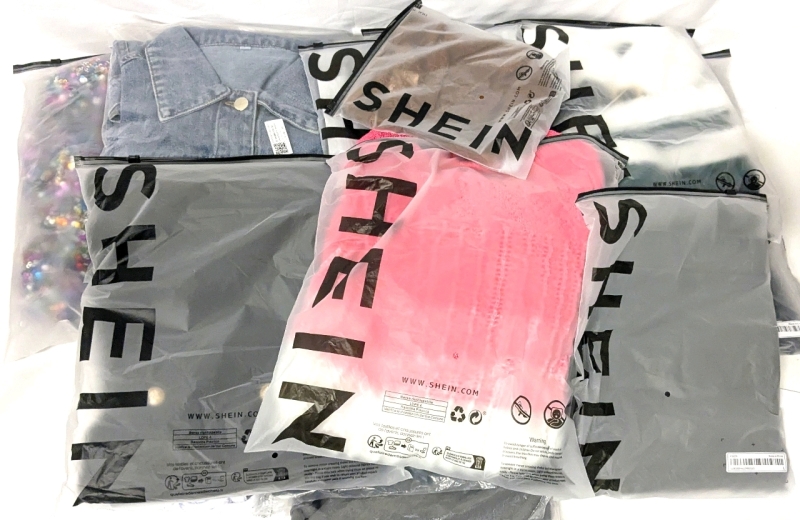 15 New Packages Size LARGE Mixed Clothing : Assorted Styles, Seasons, Genders, Colours, Makers + More