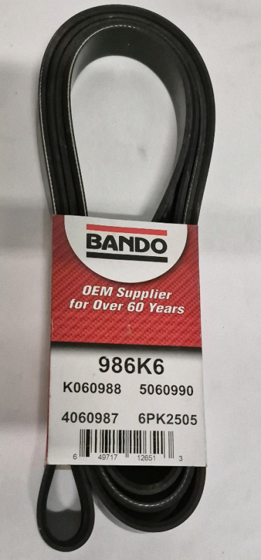 New Bando Vechile Replacement Belt 986K6