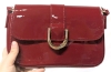2 New Glossy Casual Underarm Shoulder Bags with Horseshoe Buckles & Detachable Straps - 9" &times; 2.25" &times; 5.5" - 3