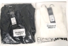 2 New Size MED Women's FASHION NOVA: Running Through My Mind Jumpsuit (Black) & Kate Bubble Hem Mini Skirt (Cream) - 2
