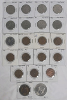 1953 - 1993 Great Britain Coronation , Royal Wedding & New Pence Coins . 21 Coins